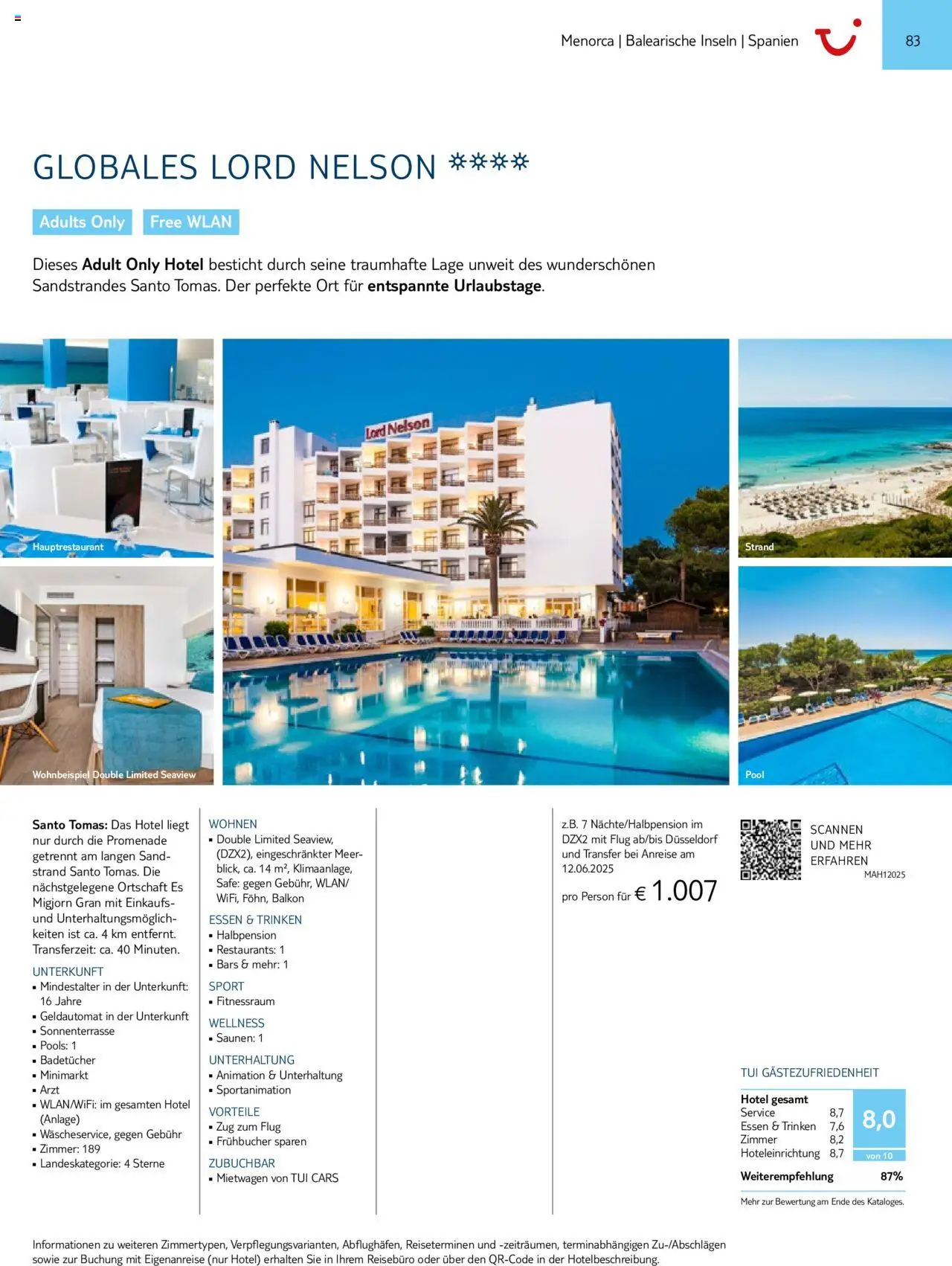 TUI  Südeuropa & Nordafrika 2025/26 - Seite 83 - gültig ab 01.01.2025