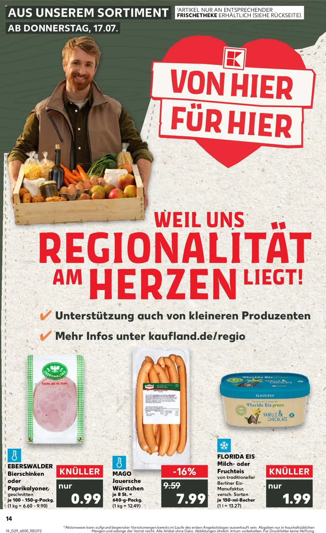 Kaufland Prospekt 	 - Seite 14 - gültig ab 17.07.2025