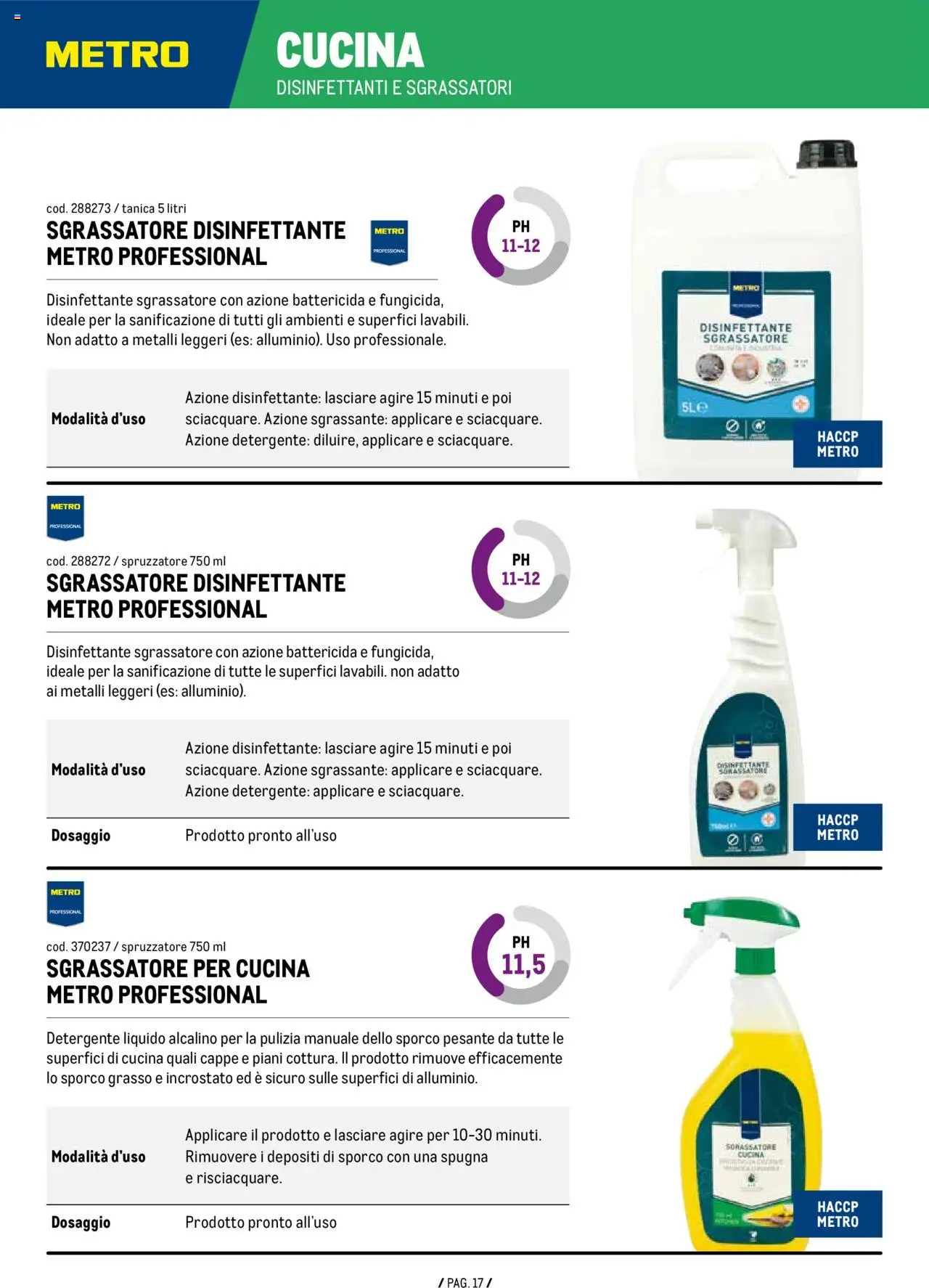 Metro Detergenza Professionale catalogo - pagina 17 - valido dal 11/09/2025