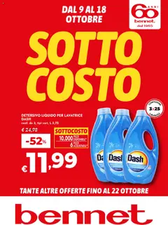 Anteprima bennet Sottocosto catalogo valida dal 09/10/2025