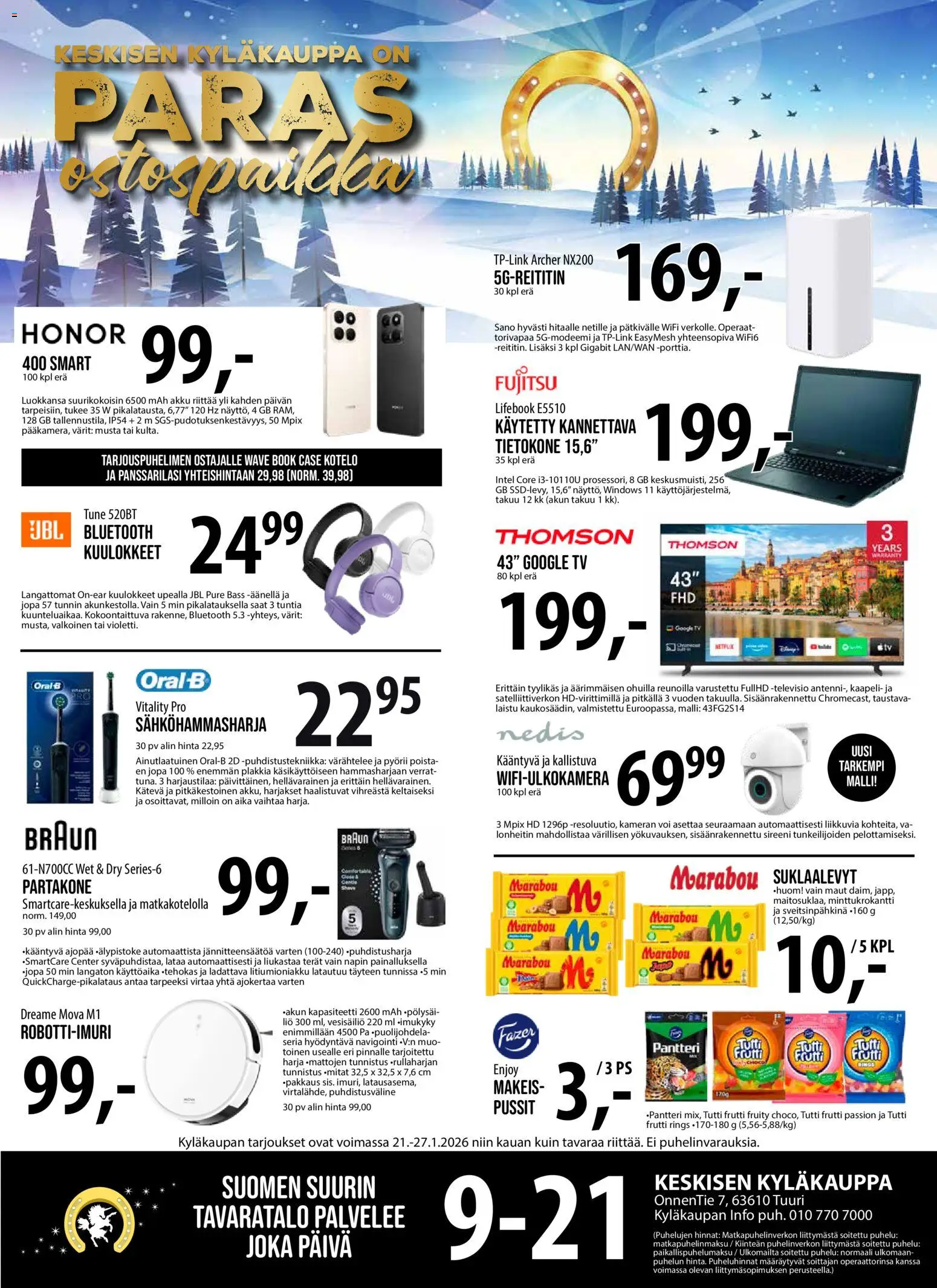 Tuuri tarjoukset - sivu 1- voimassa alkaen 21/01/2026