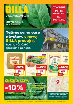 Billa leták platný od 03.12.2025