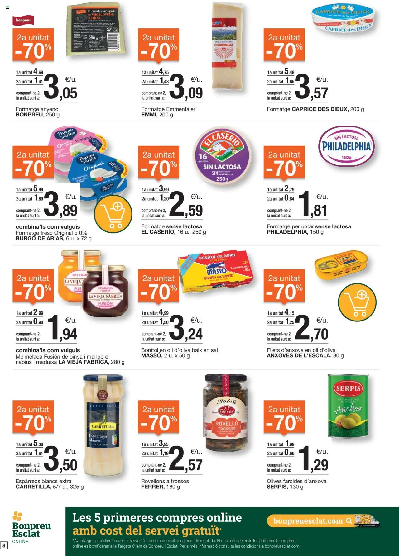 Bonpreu folleto - Página de 8 - Válido desde 15/07/2025
