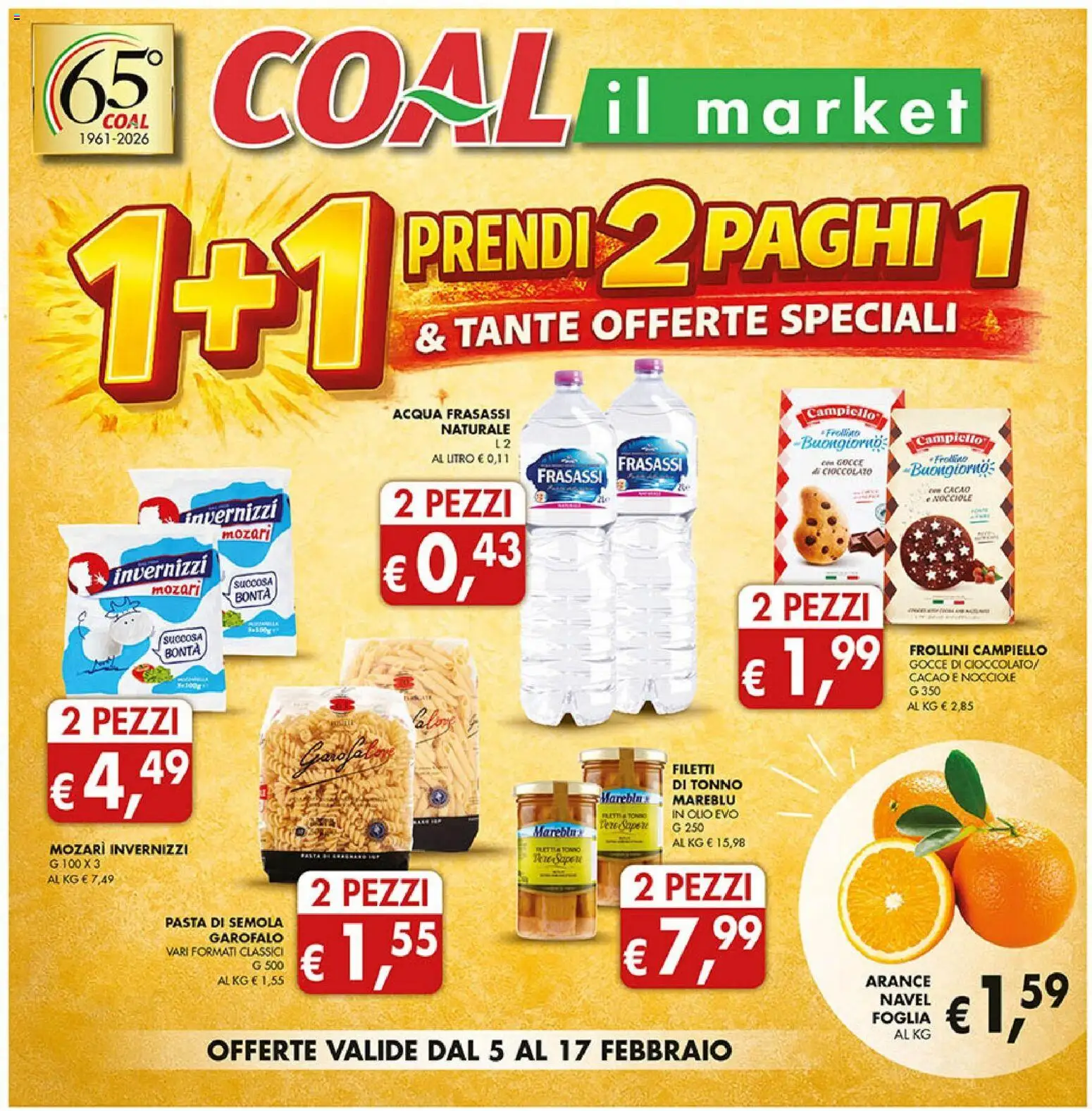 Volantino Coal	 - pagina 1 - valido dal 05/02/2026