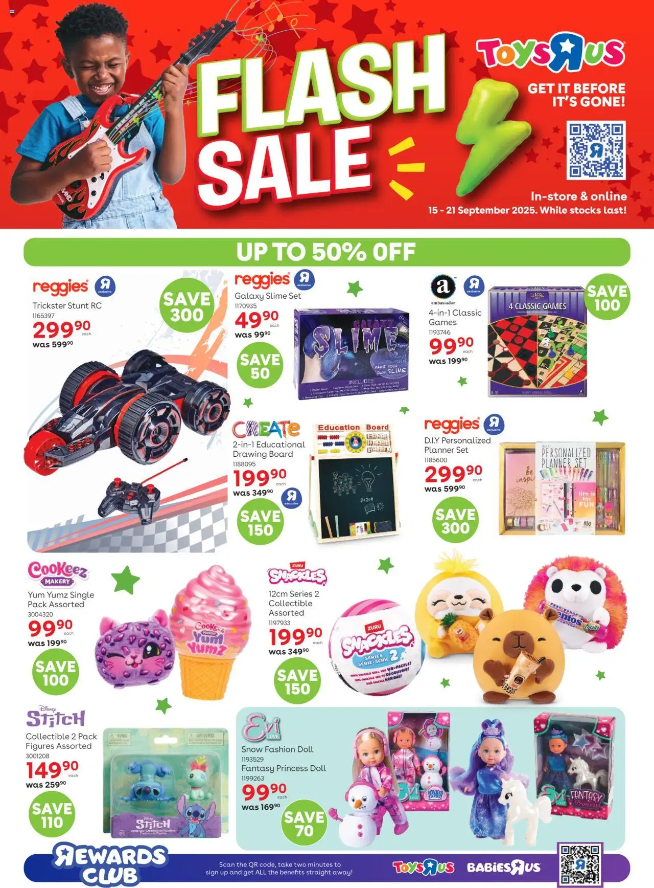 Toys R Us Specials - page 1- valid from 15/09/2025