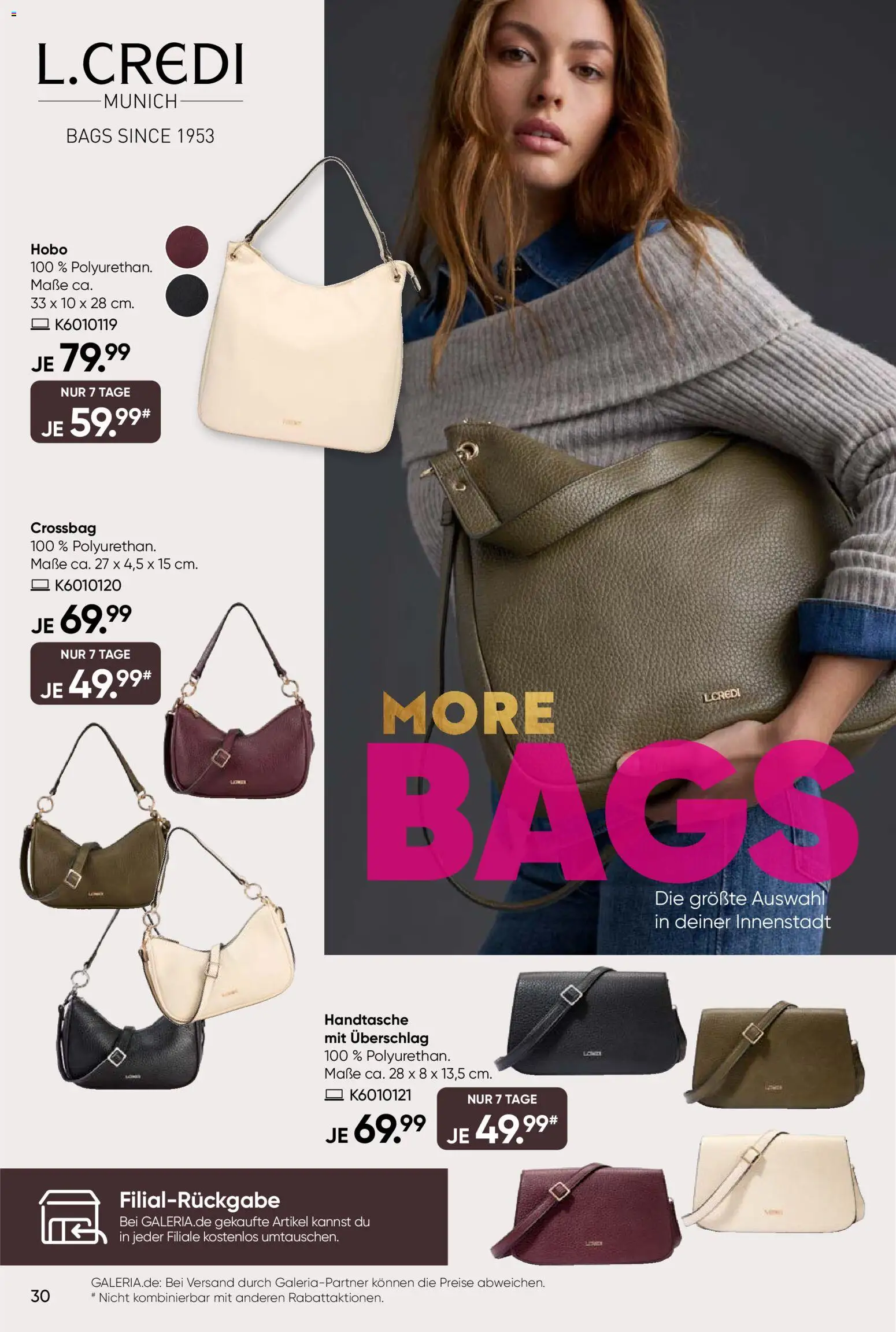 Galeria Karstadt Kaufhof Prospekt 	 - Seite 30 - gültig ab 03.12.2025