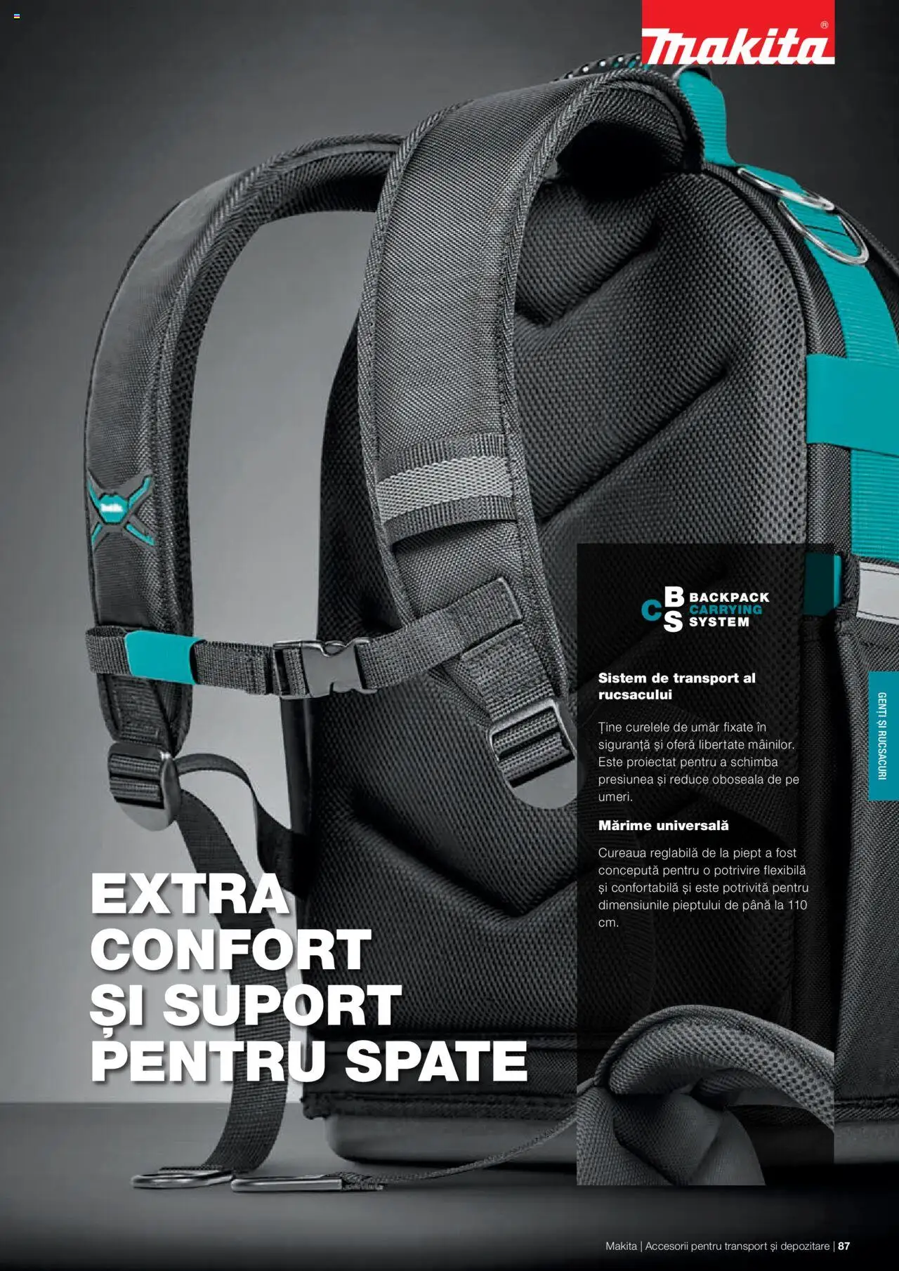 Makita catalog - Accesorii pentru transport si depozitare   - pagina 87- valabil de la 06.09.2021
