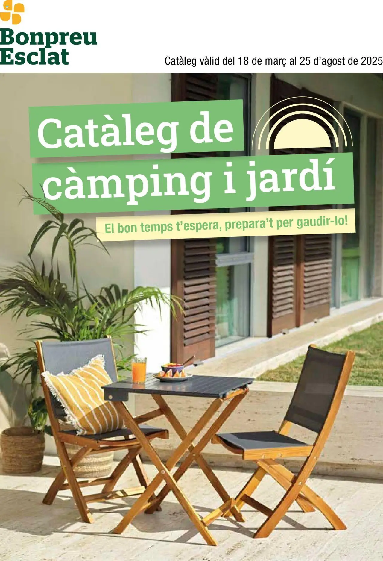 Bonpreu - Catálogo de camping y jardín - Página de 1 - Válido desde 18/03/2025