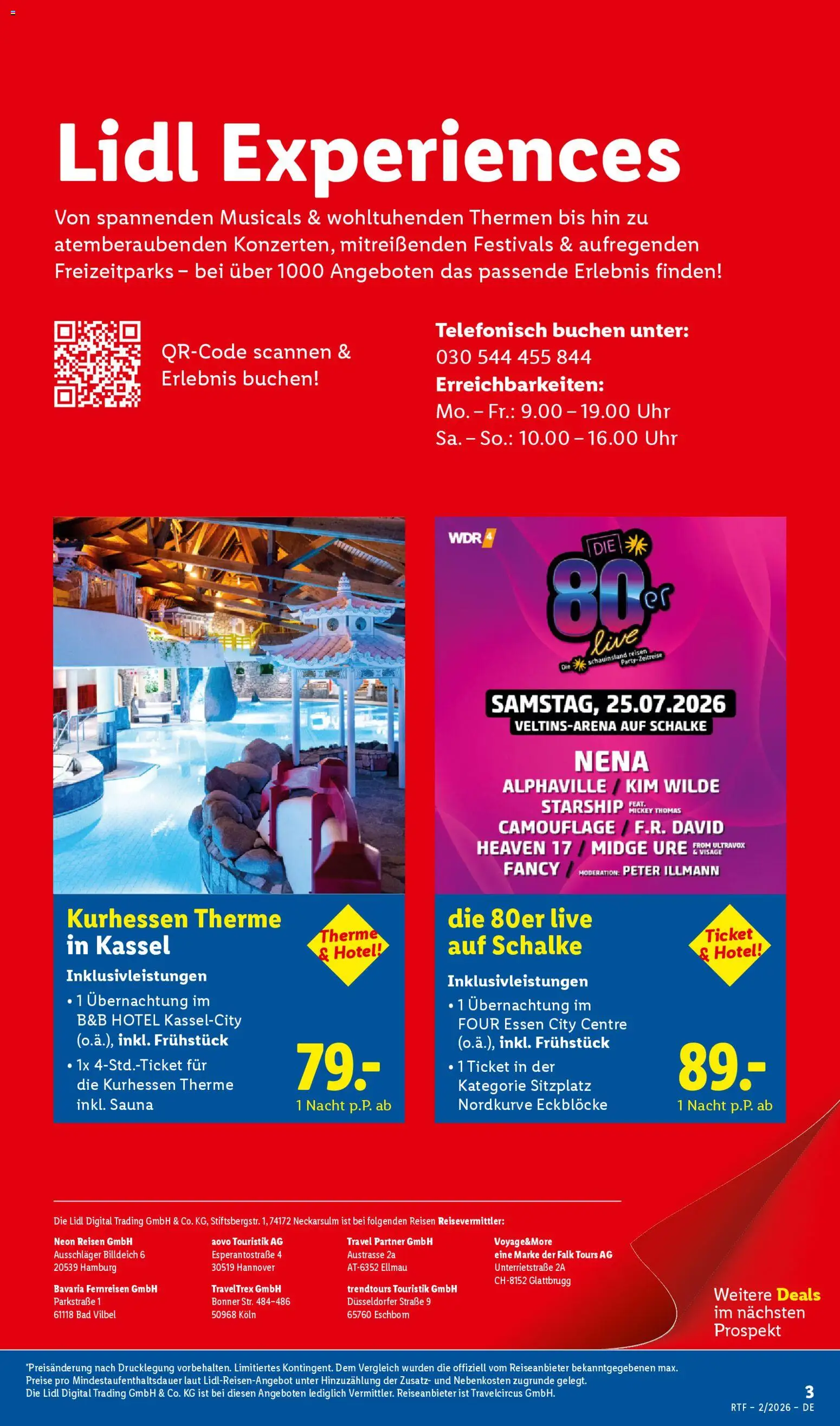 Lidl Reisen Prospekt 	 - Seite 3 - gültig ab 14.02.2026