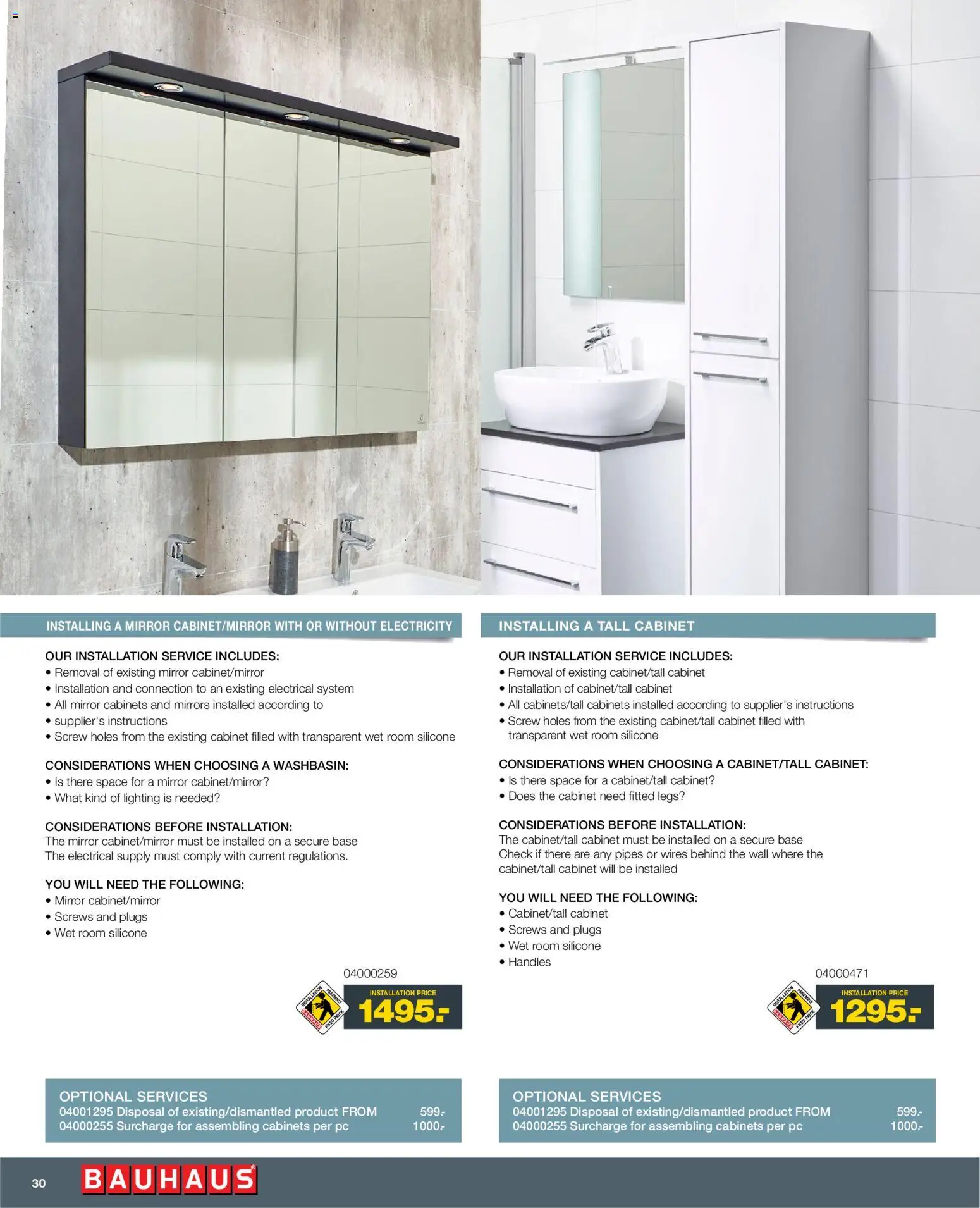 Bauhaus - Installation Service - ENGLISH - page 30- valid from 01/01/2026