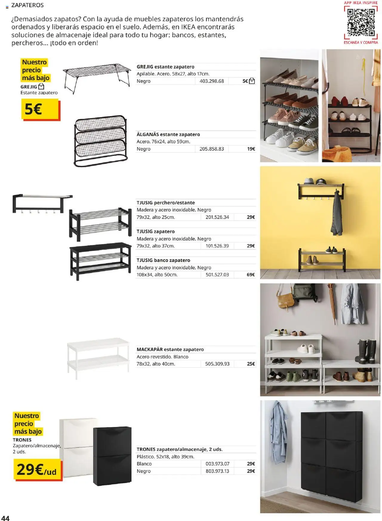 Catálogo IKEA Muebles para el dormitorio - Página de 44 - Válido desde 01/09/2025