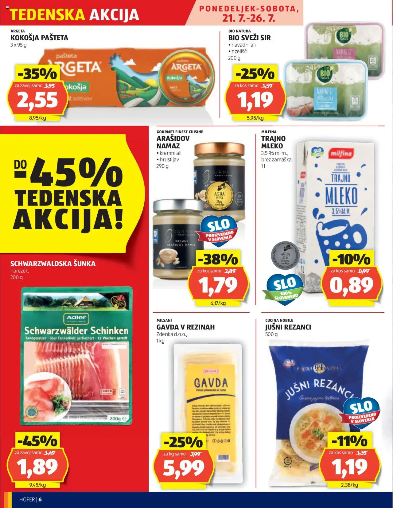 Katalog Hofer Sl - stranica 6- važeći od 17.07.2025