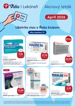 Vaša lekáreň leták platný od 01.04.2026