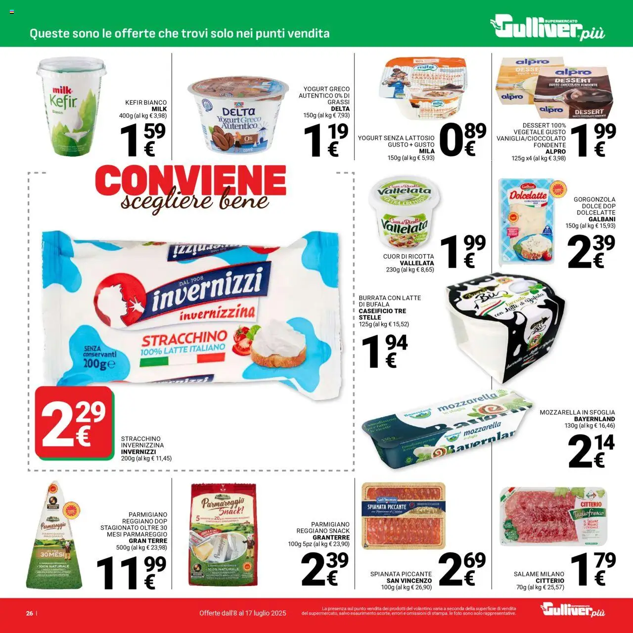 Volantino Gulliver	 - pagina 26 - valido dal 08/07/2025