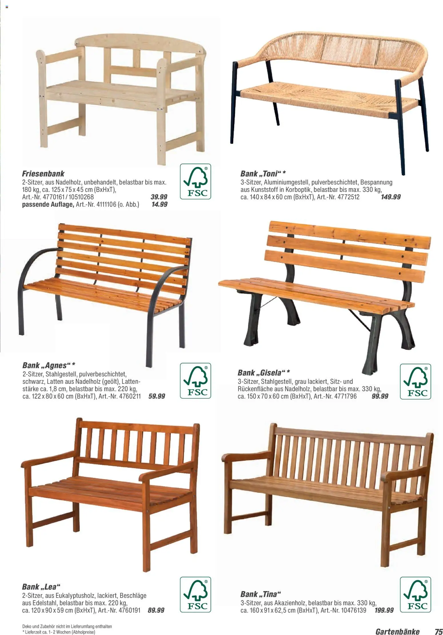 Toom Baumarkt  Gartenmöbel & Solar-Leuchten 2026 - Seite 75 - gültig ab 01.01.2026