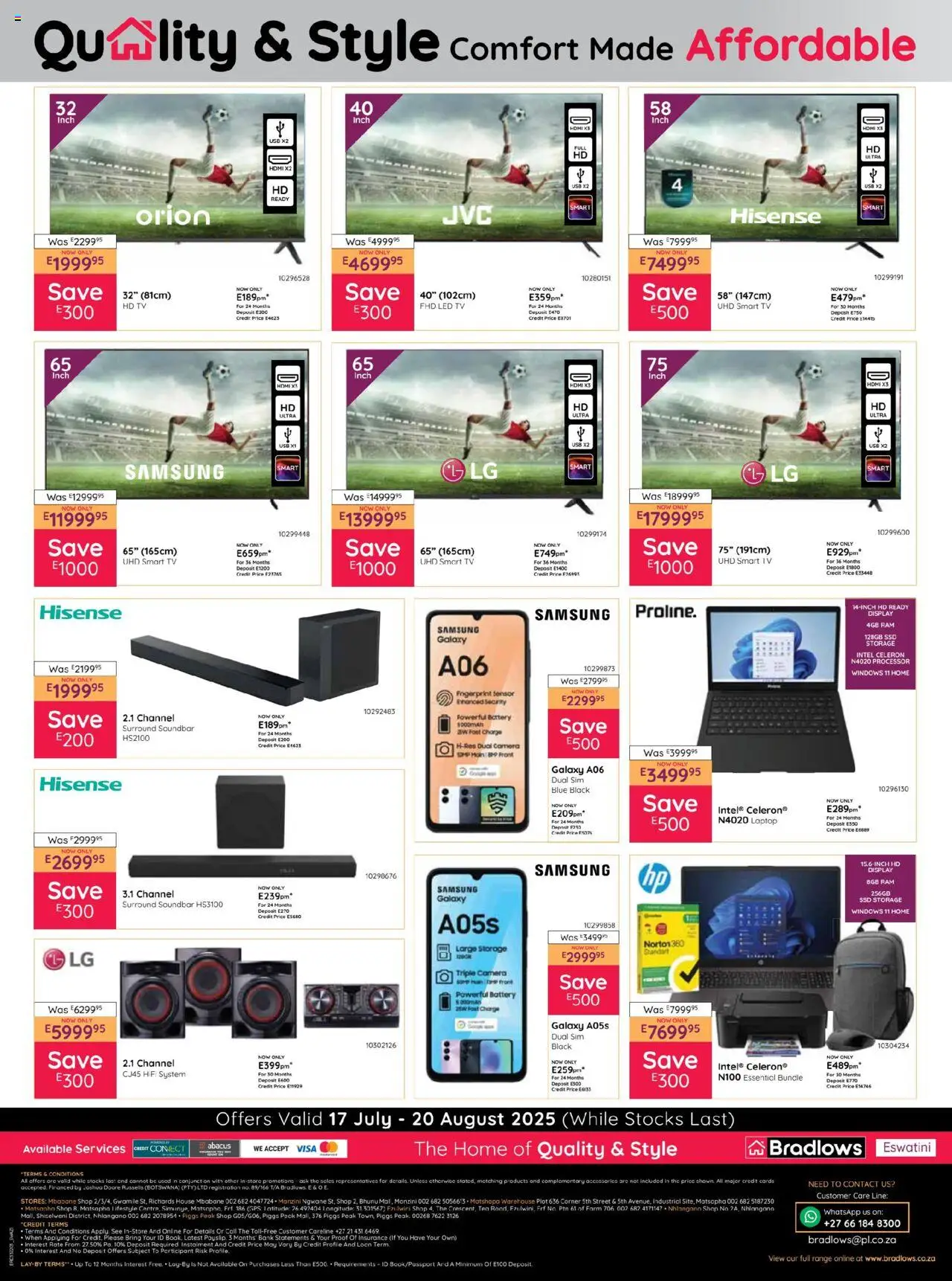 Bradlows Eswatini Catalogue - page 8- valid from 17/07/2025