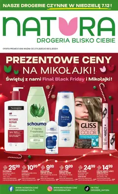 Podgląd Drogerie Natura Black Friday ważny od 27.11.2025
