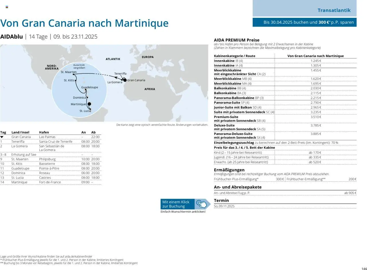 Aida Prospekt Winter 2025/26 - Seite 146 - gültig ab 01.10.2025