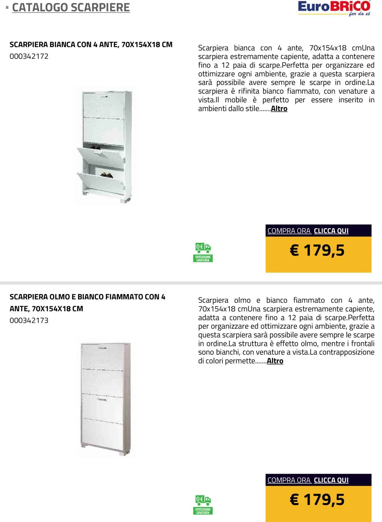 Eurobrico Scarpiere catalogo - pagina 12 - valido dal 23/07/2025