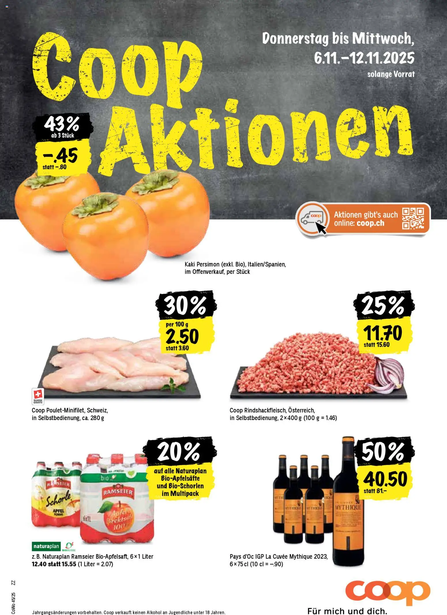 Coop Aktionen - Seite 1- gültig ab 06.11.2025
