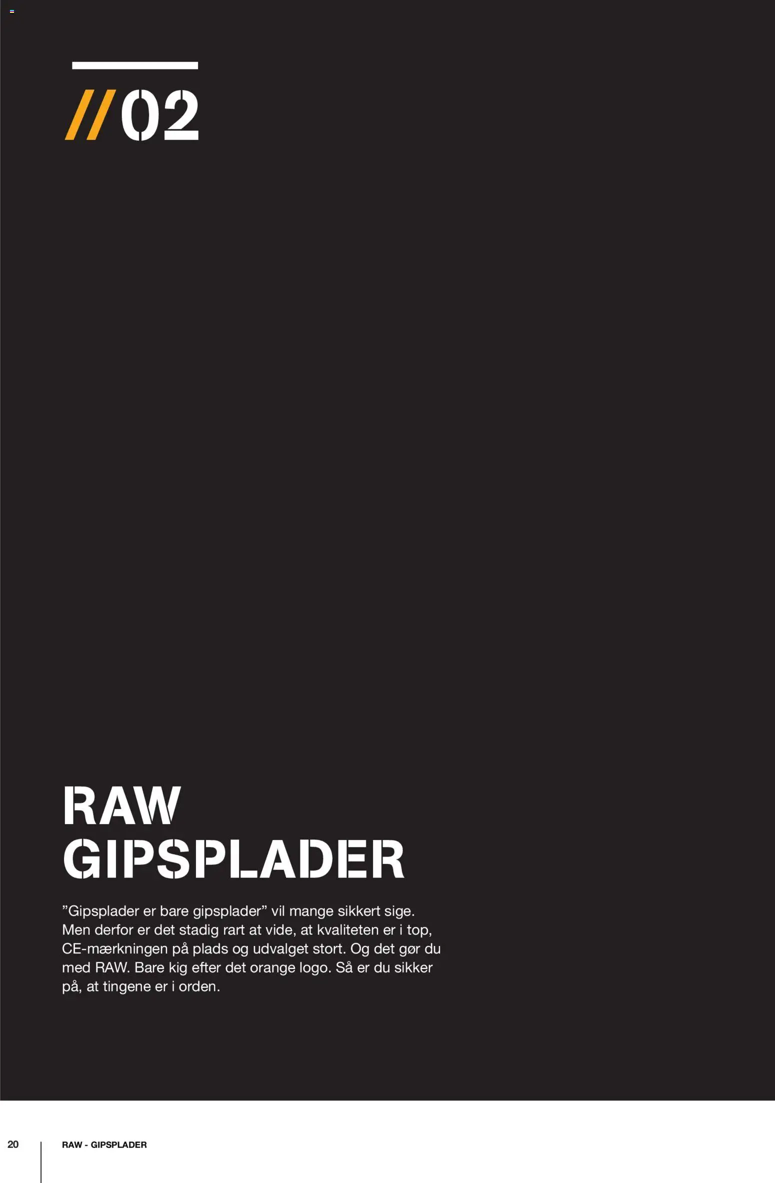 Stark - RAW Vægsystemer i gips & stål - page 20- valid from 08/12/2025