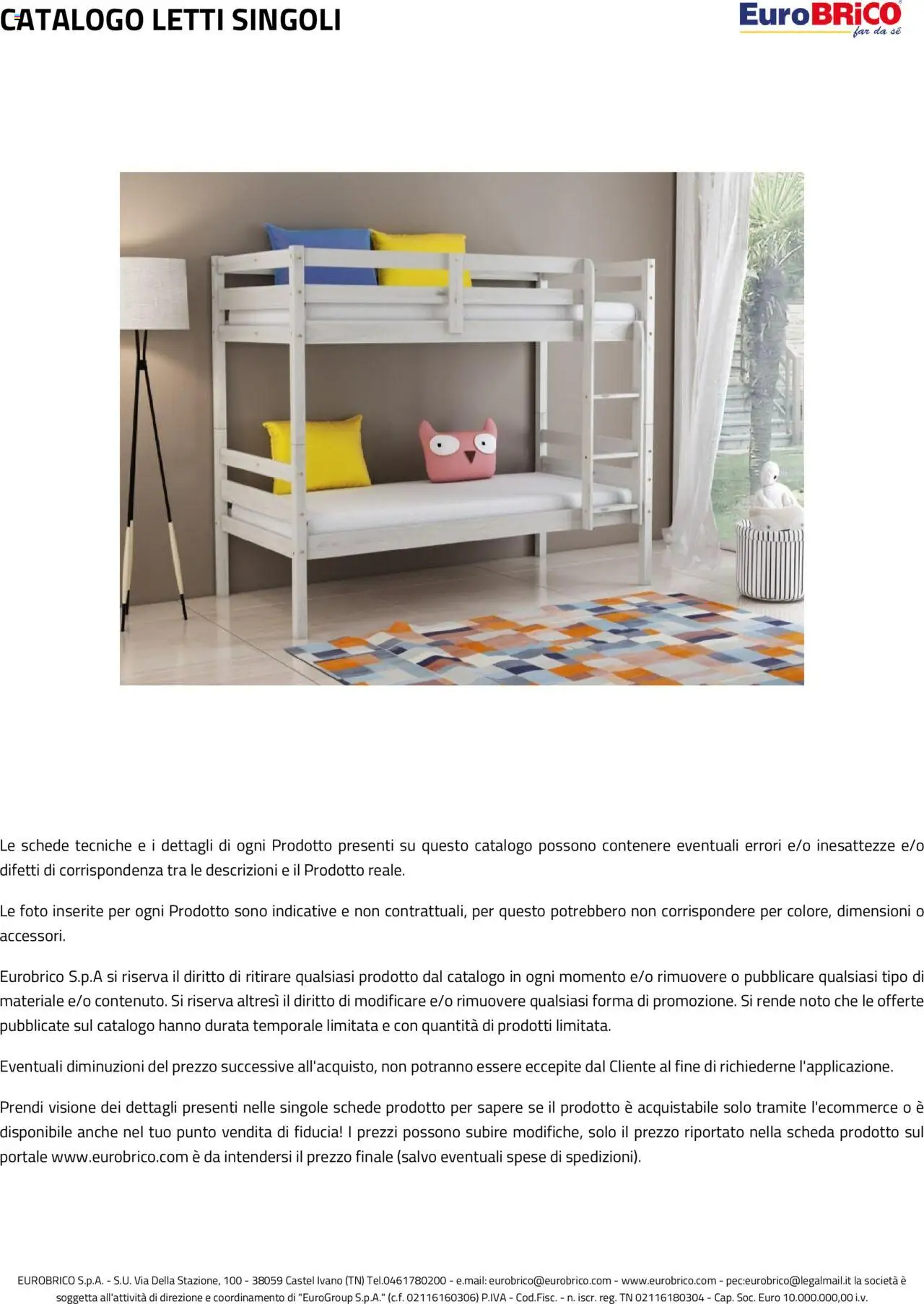 Eurobrico Letti Singoli catalogo - pagina 45 - valido dal 23/07/2025