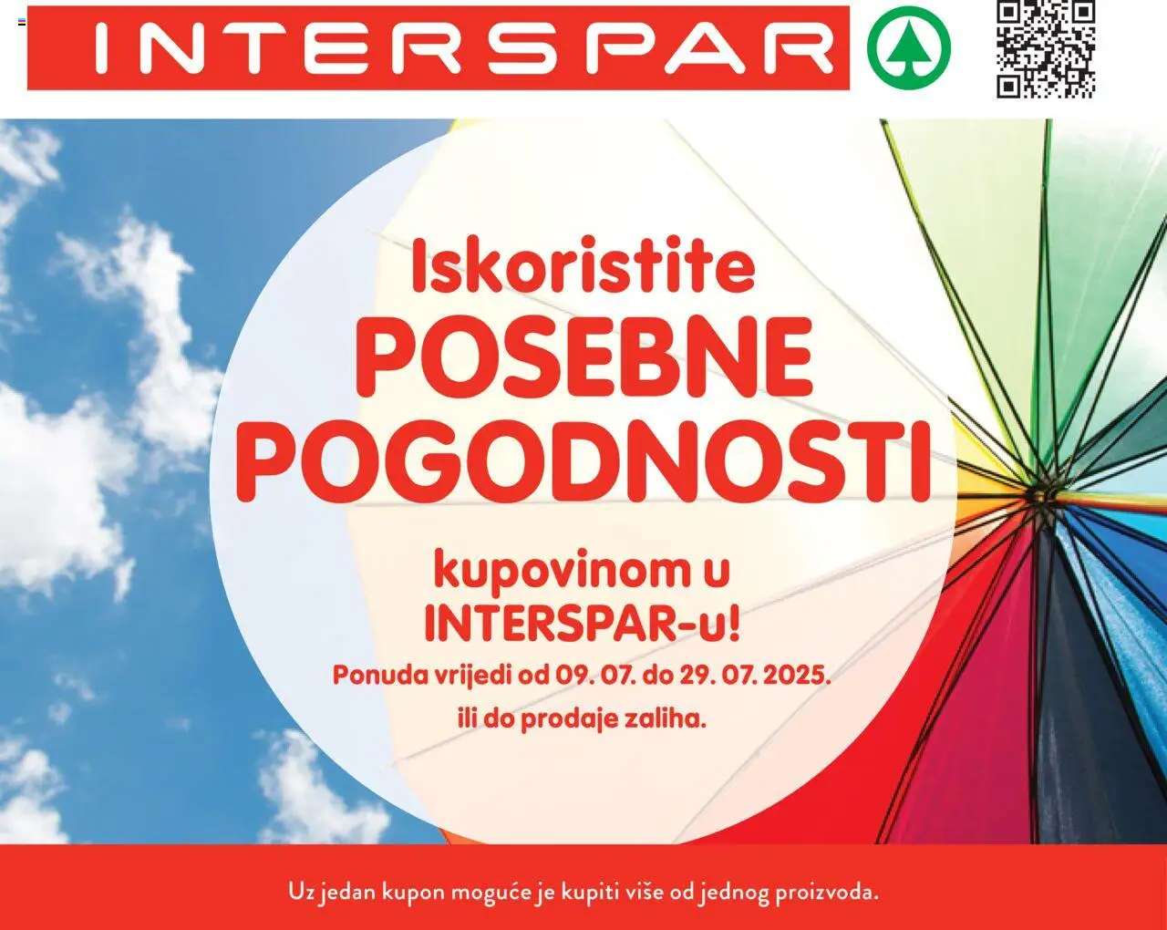 Posebne pogodnosti Interspar - stranica 1- važeći od 09.07.2025
