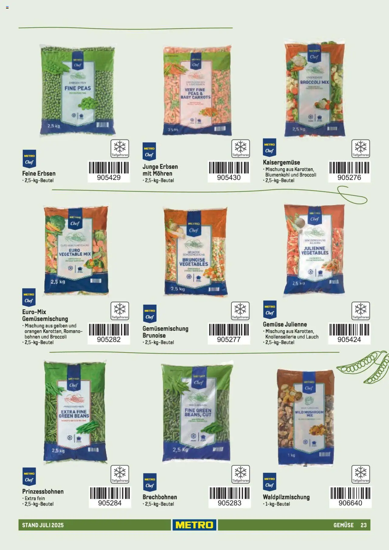 Metro - Sortimentskatalog Lieferservice - Seite 23 - gültig ab 31.07.2025