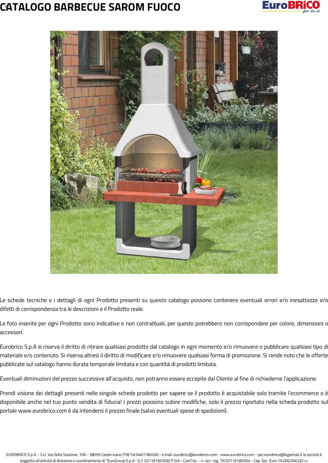 Eurobrico Barbecue Sarom Fuoco catalogo - pagina 10 - valido dal 23/07/2025