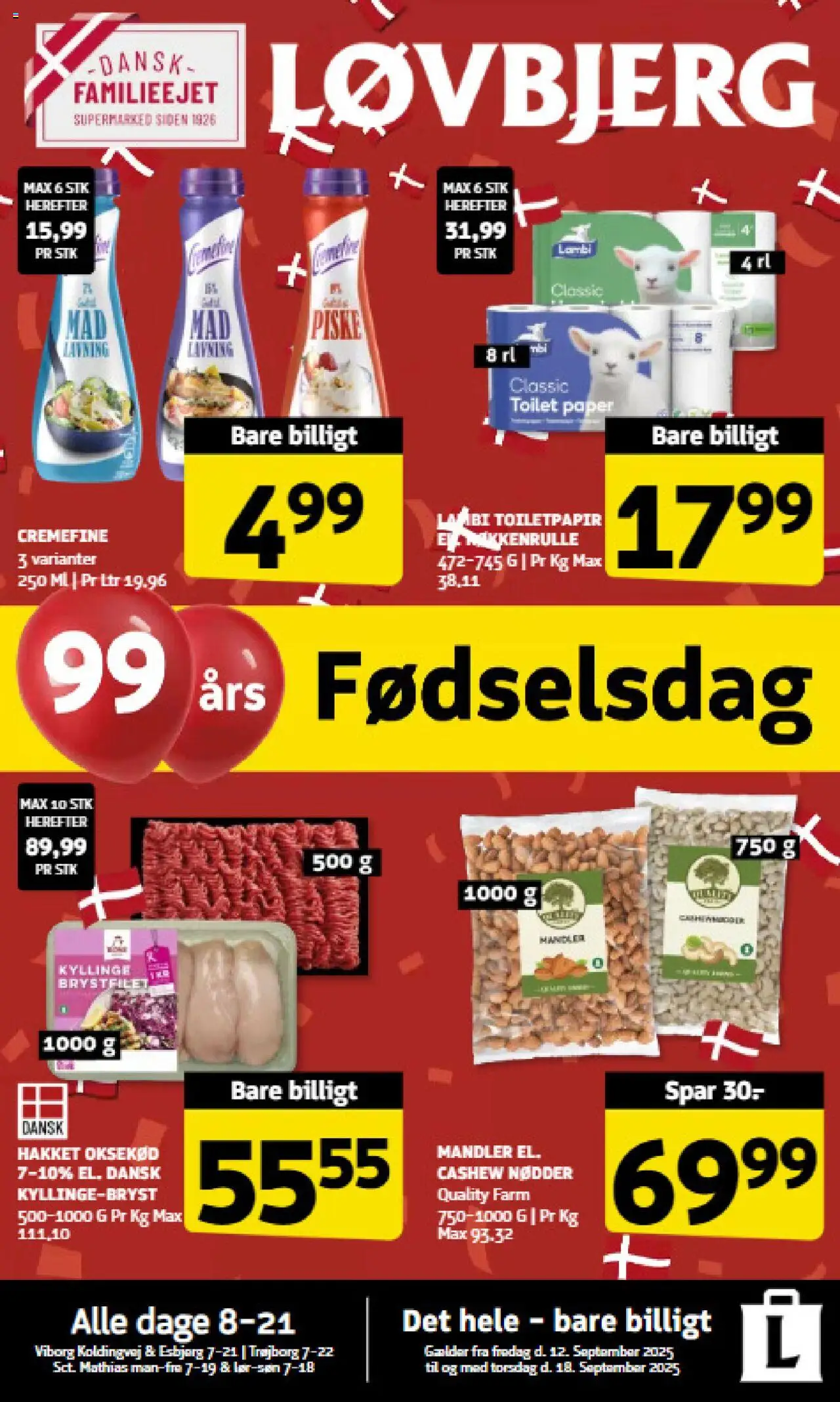 Løvbjerg - Tilbudsavis - side 1- gyldig fra 12/09/2025