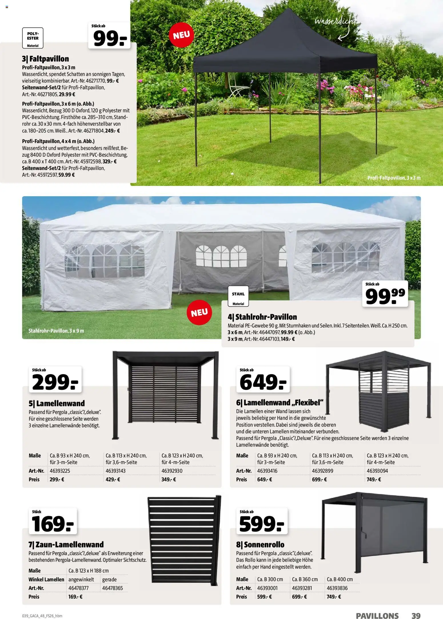 Hagebau Gartenmöbelsortiment - Seite 39 - gültig ab 02.03.2026