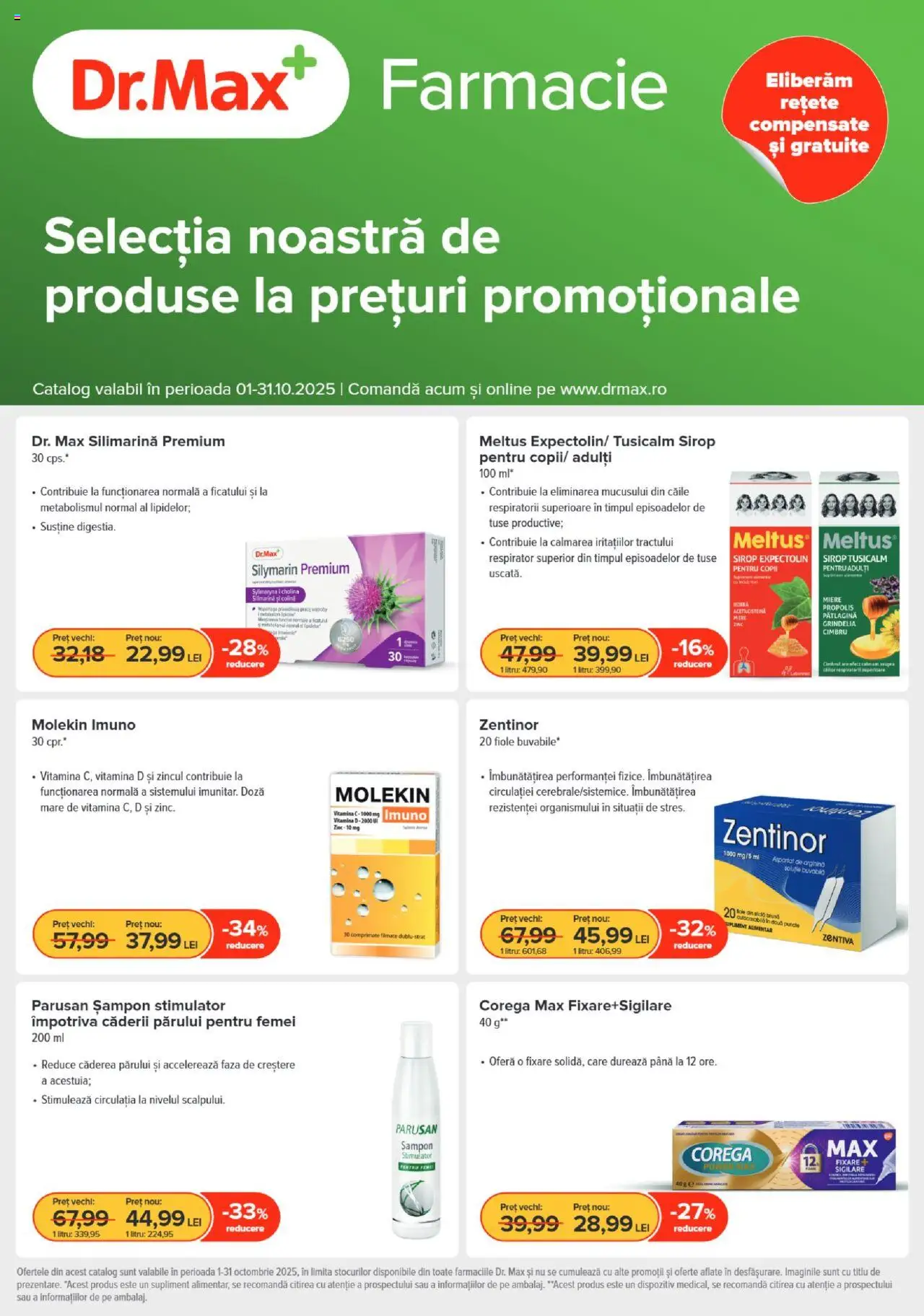 Catalog Dr.Max - pagina 1- valabil de la 01.10.2025