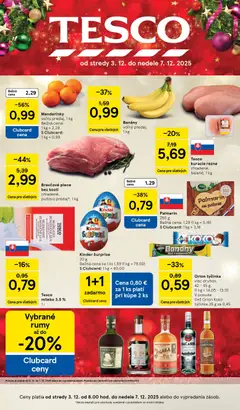 Tesco leták platný od 03.12.2025