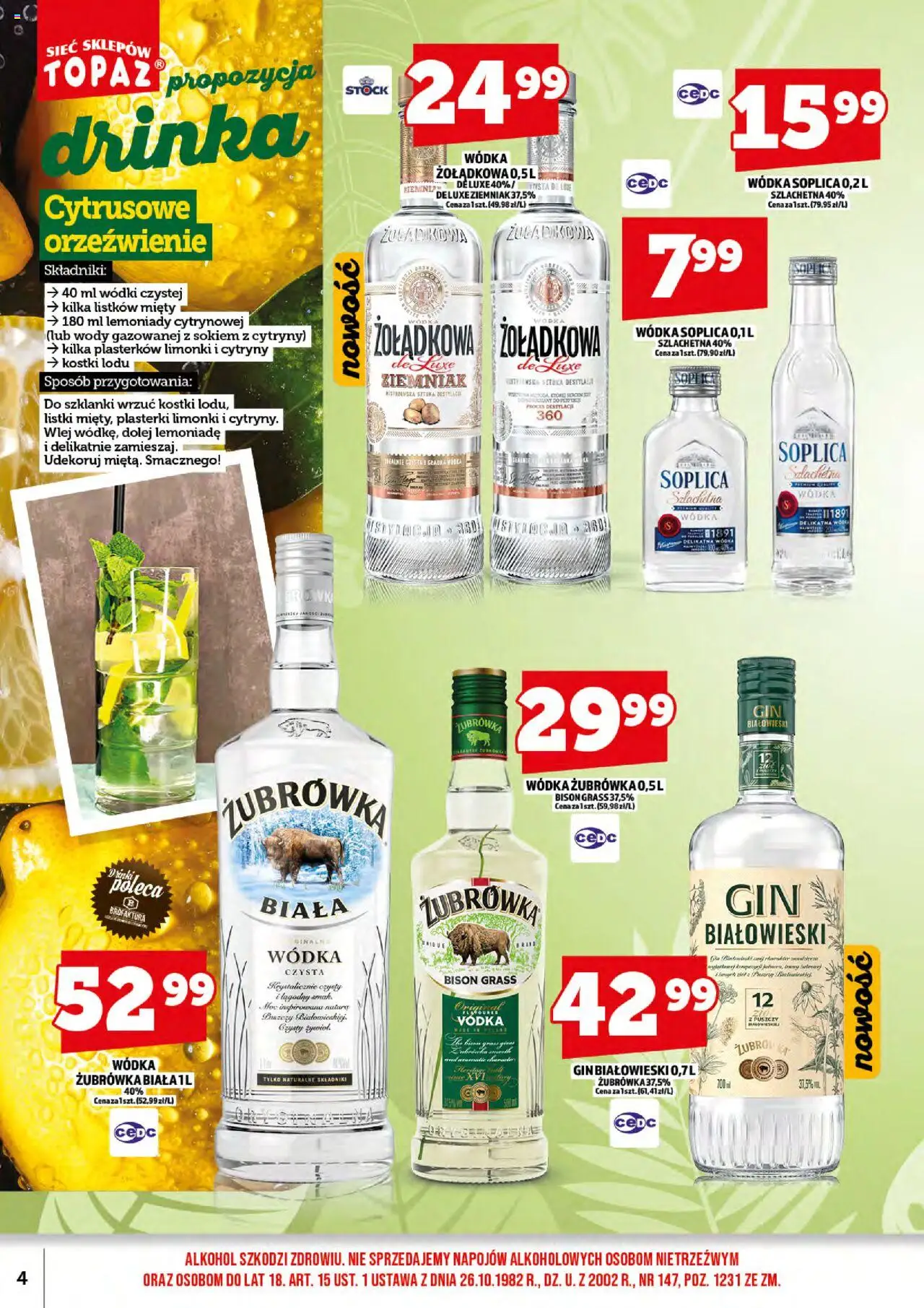 Topaz Gazetka alkoholowa - strona 6- ważny od 17.07.2025