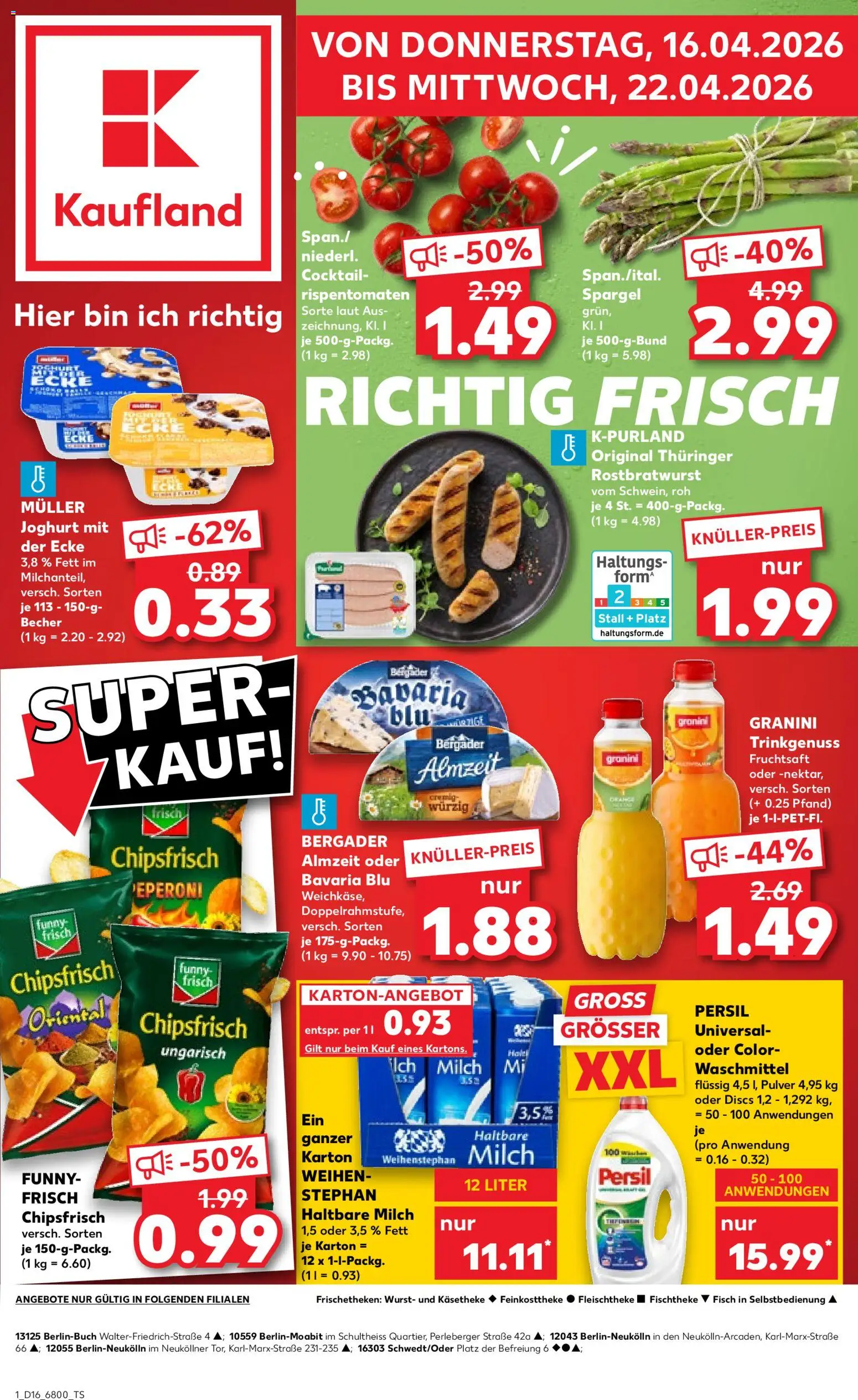 Kaufland Prospekt - Seite 1 - gültig ab 16.04.2026