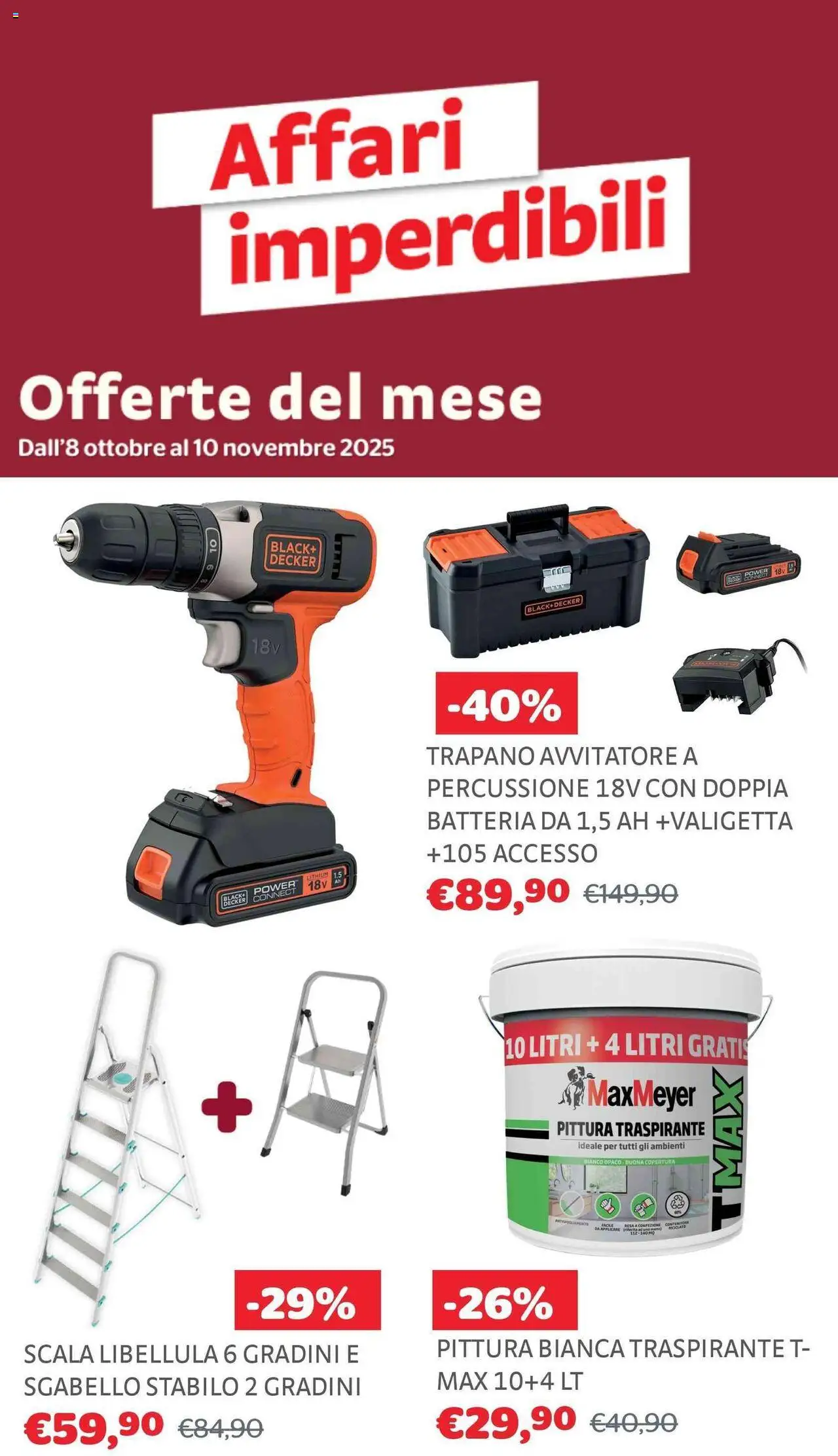 Volantino Brico Center	 - pagina 1 - valido dal 08/10/2025