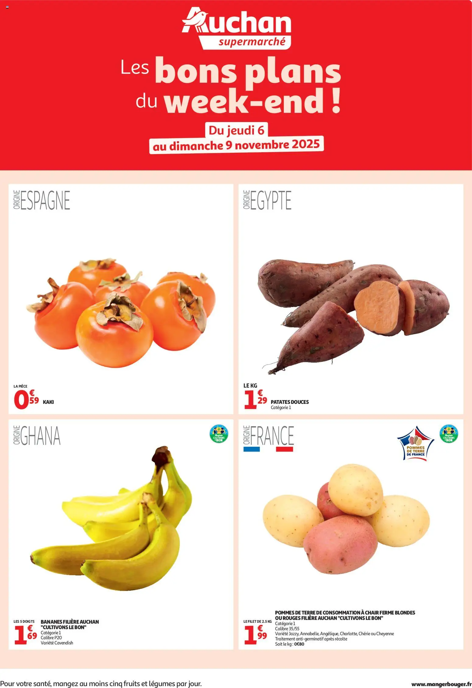 Auchan - Les bons plans du week-end dans votre super ! - page 1 - valable à partir du 06/11/2025