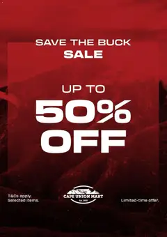 Preview Cape Union Mart Specials valid from 01/01/2026