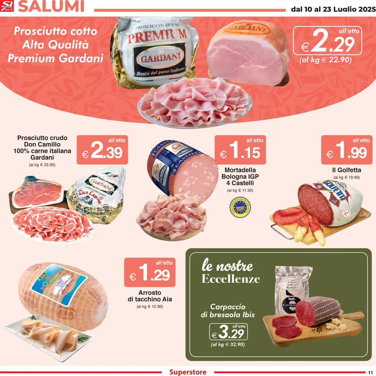 Sì con Te	Superstore catalogo - pagina 11 - valido dal 10/07/2025
