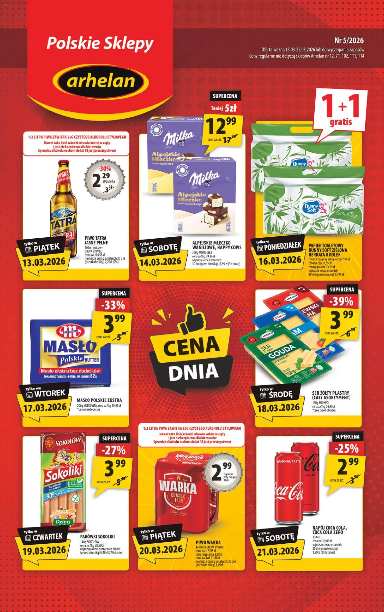 Arhelan gazetka - strona 1- ważny od 13.03.2026