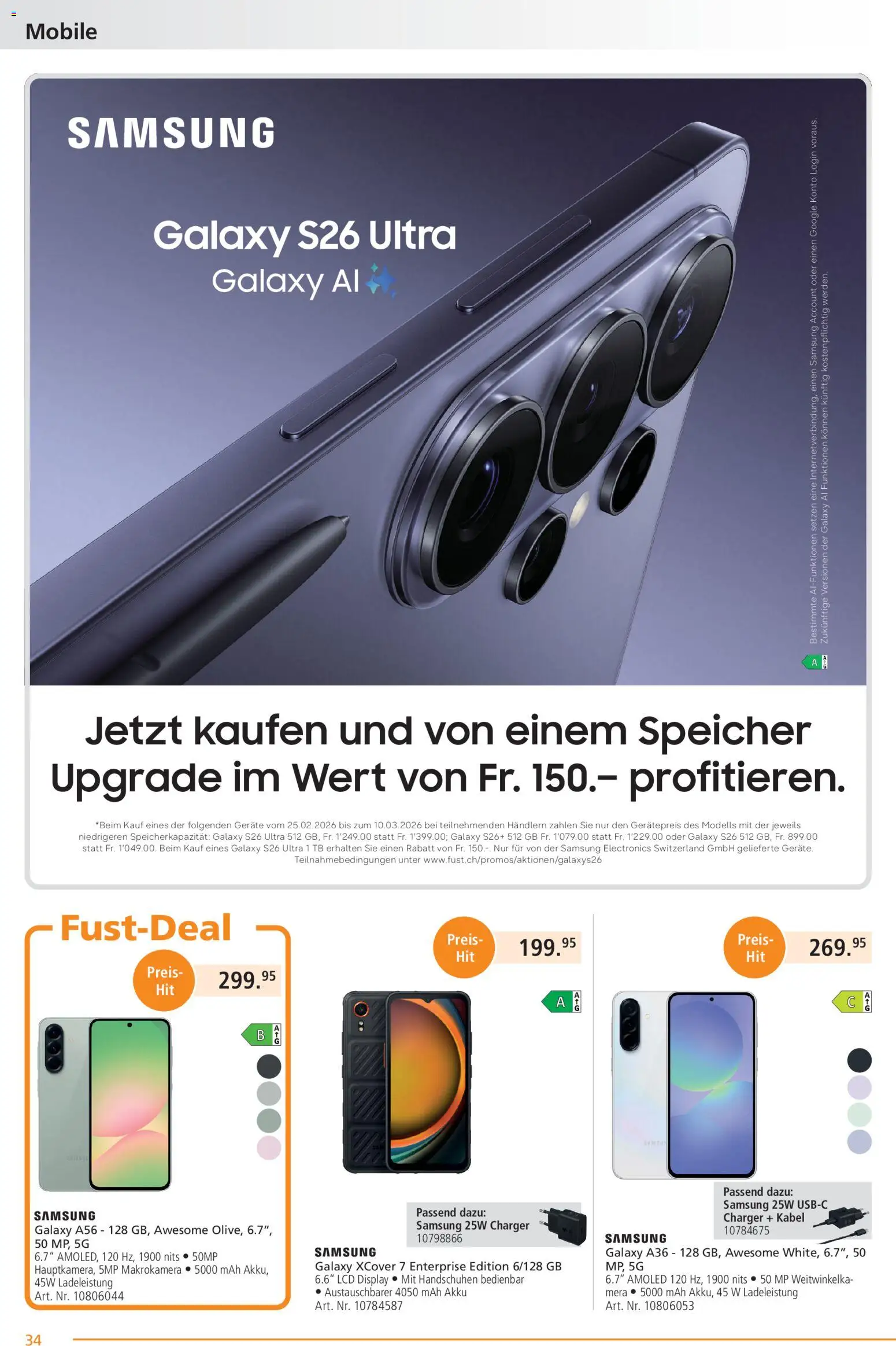 Fust aktionen - page 34- valid from 23.03.2026