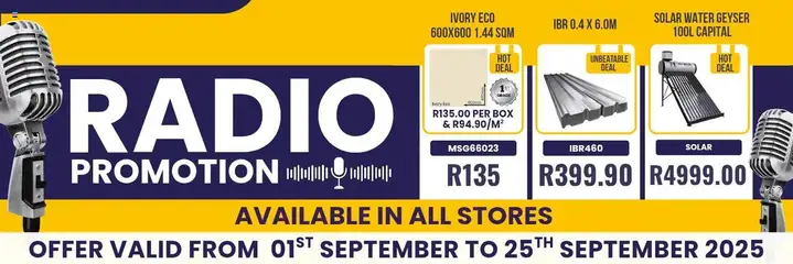 Preview Laduma Hardware Radio Promotion valid from 01/09/2025