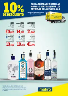 Vista previa del folleto Makro - Destilados Zaragoza válido desde 01/09/2025