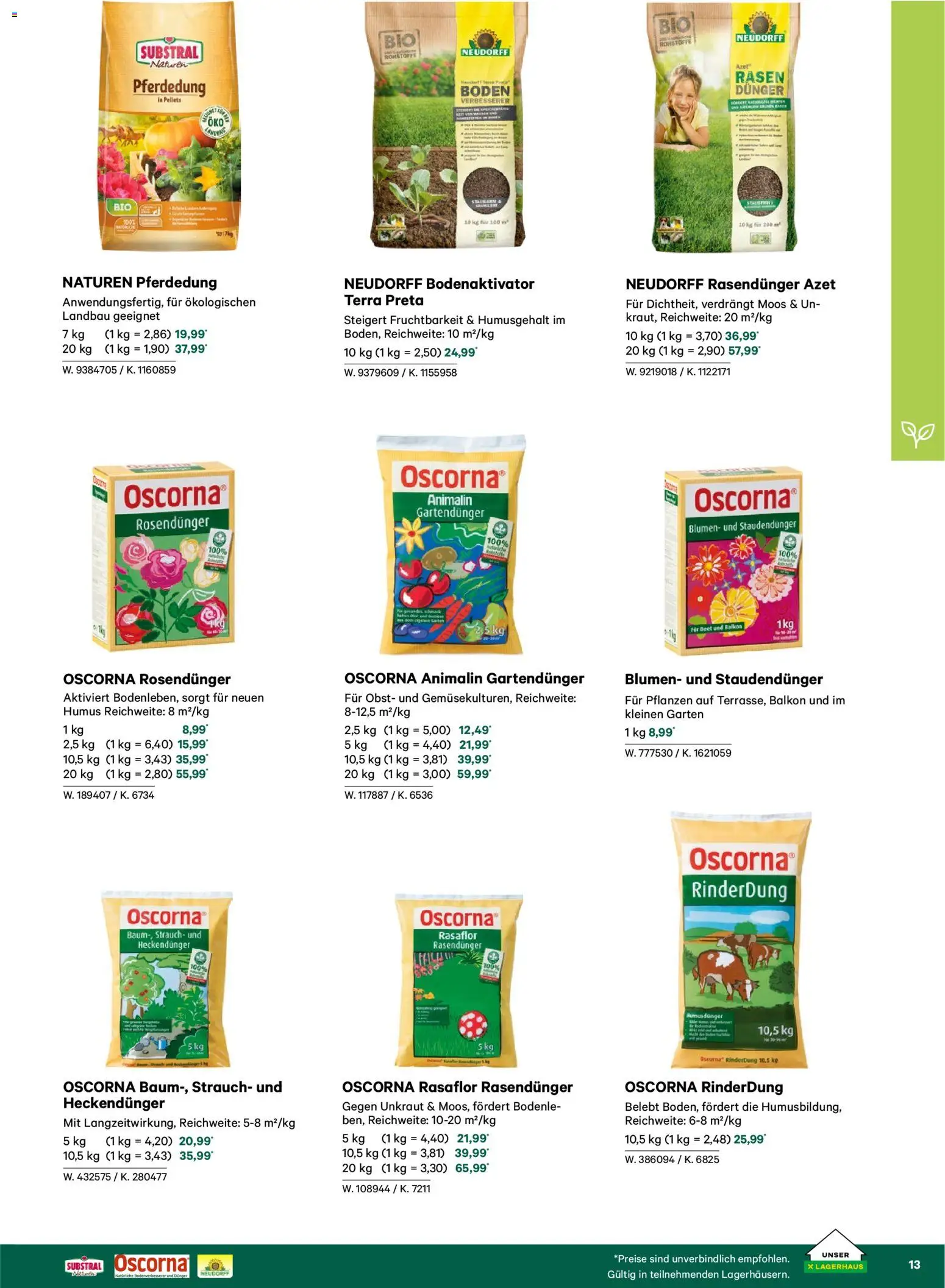 Lagerhaus  Garten und Freizeit Katalog 2026 - page 13- valid from 22.02.2026