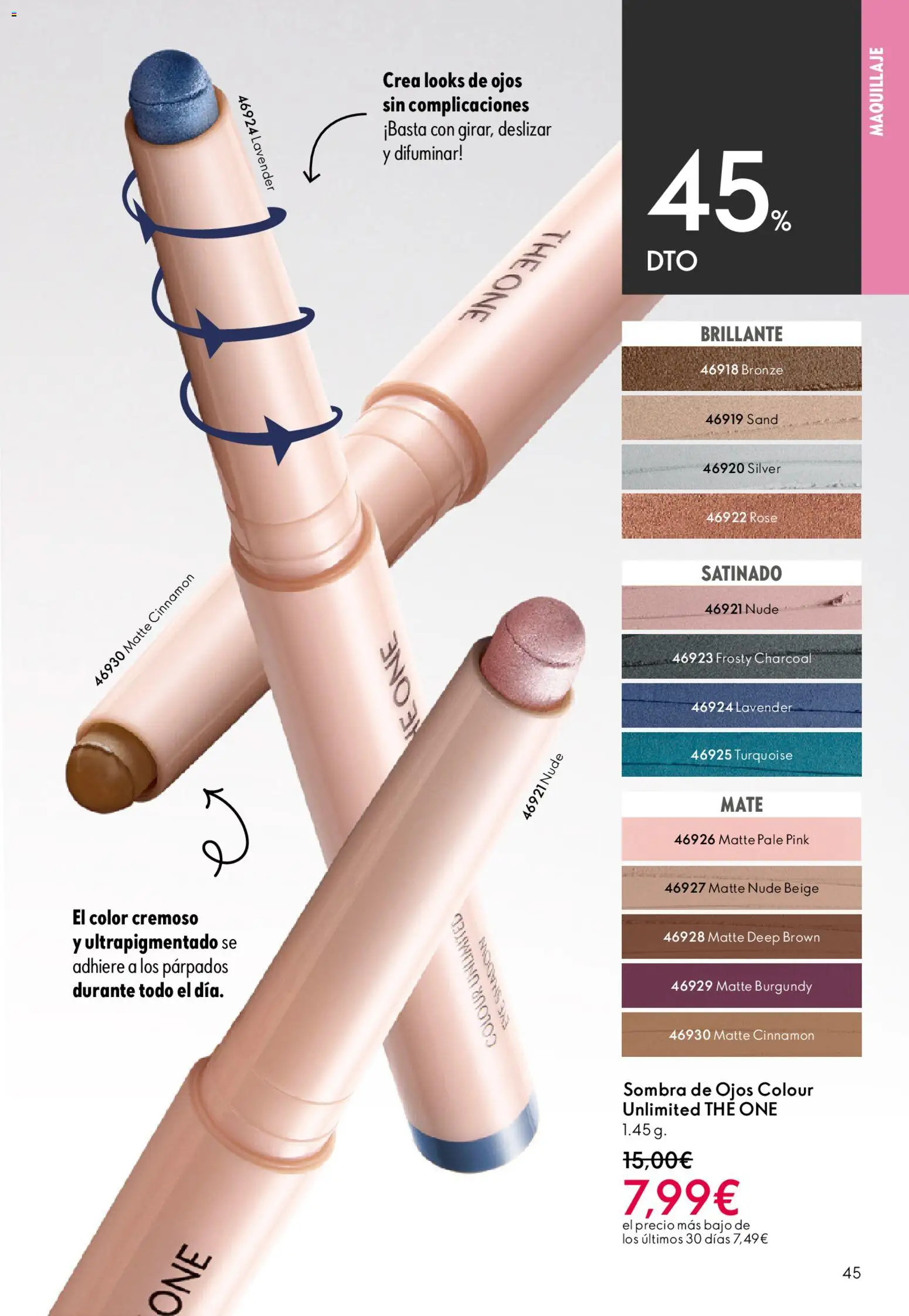 Oriflame - Catálogo Campaña 6 - Página de 45 - Válido desde 22/04/2026