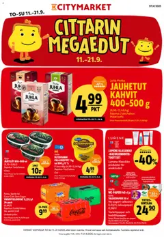Esikatselu K-Citymarket tarjoukset voimassa alkaen 11/09/2025