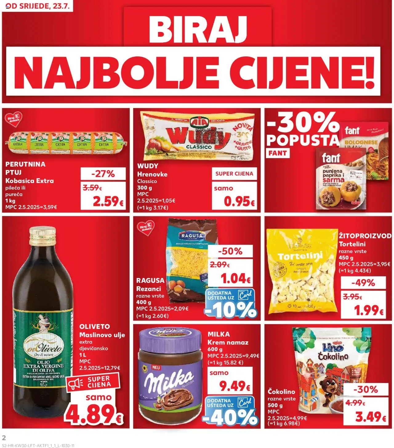 Katalog Kaufland - stranica 2- važeći od 23.07.2025