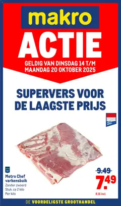 Makro - Versdeals geldig vanaf 14-10-2025