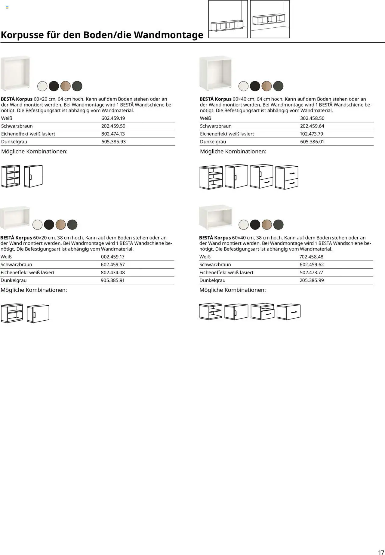 Ikea BESTÅ Aufbewahrung - Seite 17 - gültig ab 30.09.2025