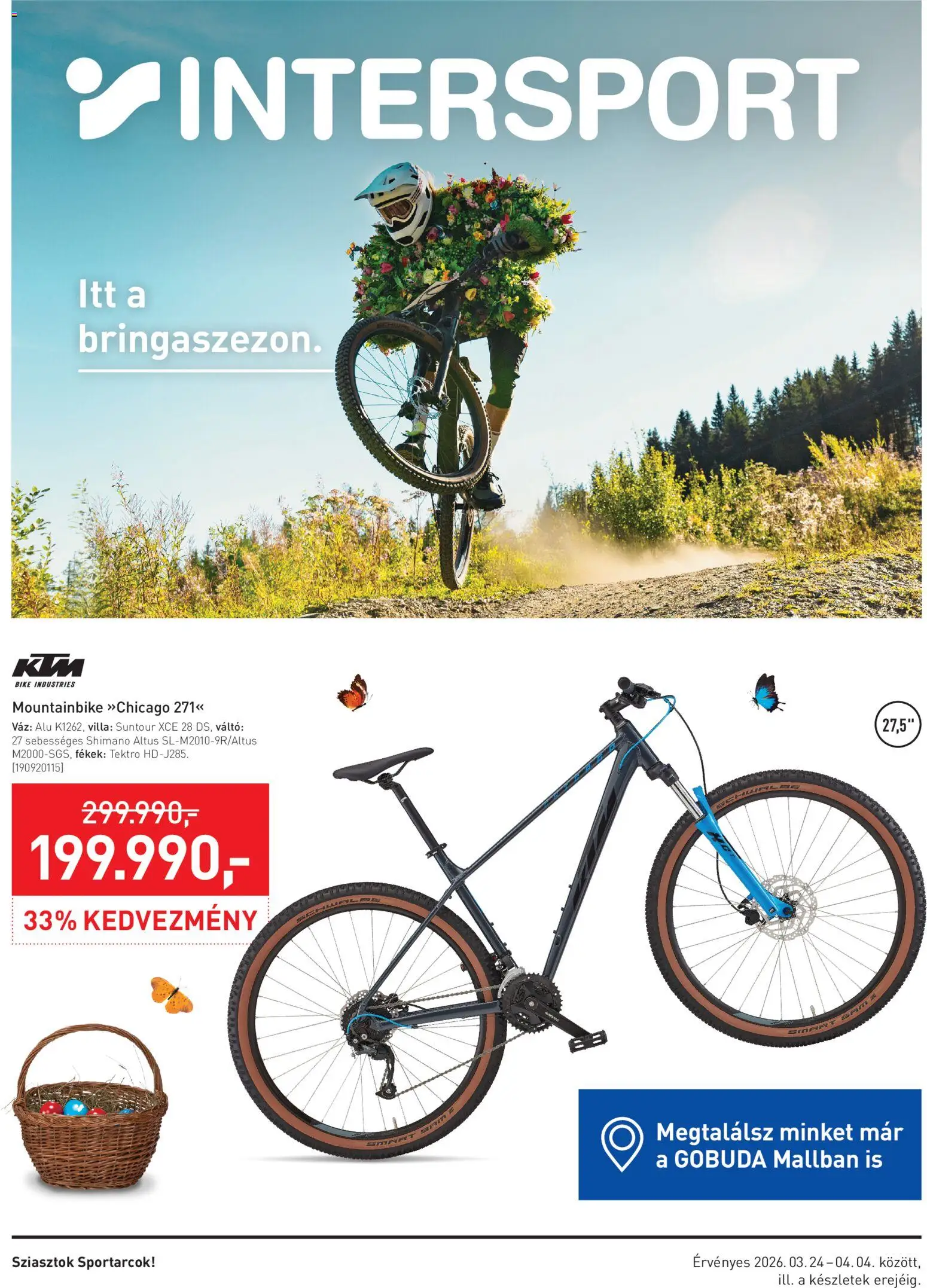 Intersport akciós újság - 1oldal - érvényes 2026.03.24.-tól